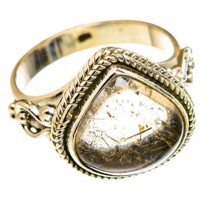 Rutilated Quartz Rings handcrafted by Ana Silver Co - RING83752