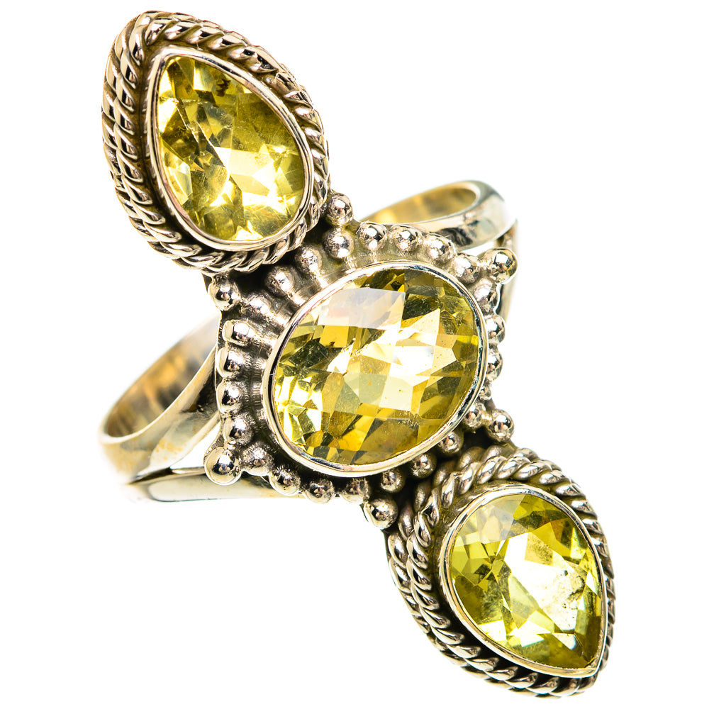 Citrine Rings handcrafted by Ana Silver Co - RING83760