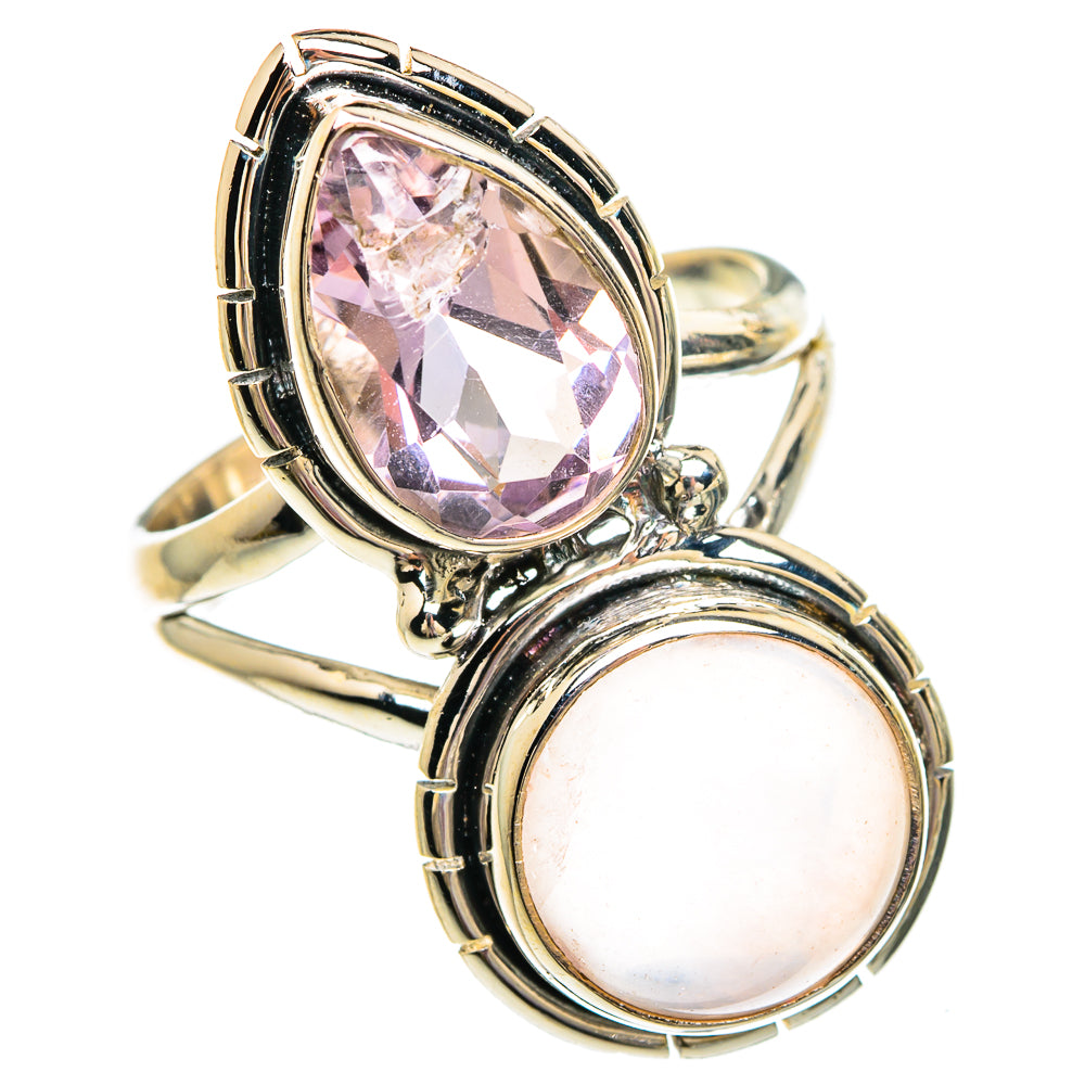 Rose Quartz Rings handcrafted by Ana Silver Co - RING83761