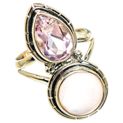 Rose Quartz Rings handcrafted by Ana Silver Co - RING83761