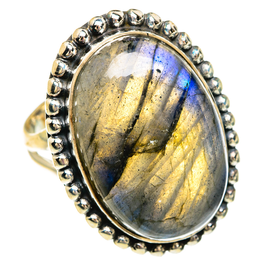 Labradorite Rings handcrafted by Ana Silver Co - RING83770