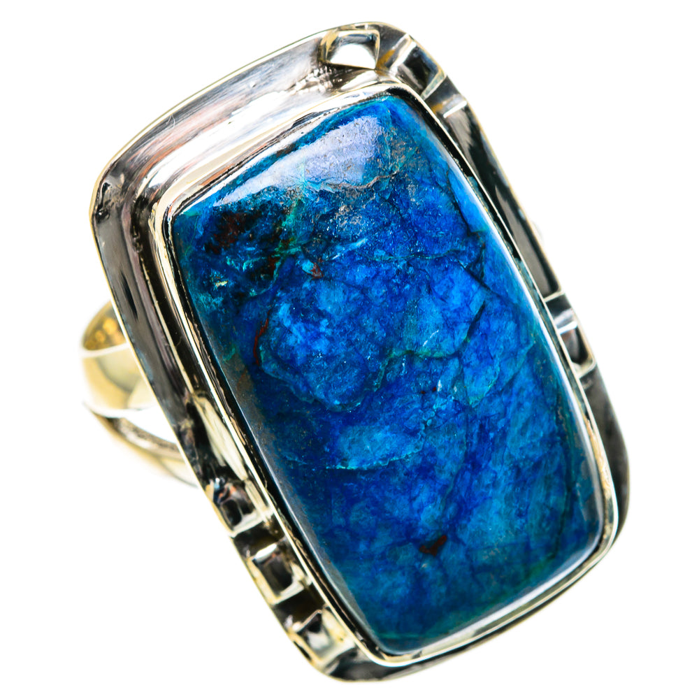 Chrysocolla Rings handcrafted by Ana Silver Co - RING83773