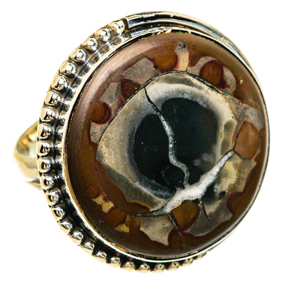Septarian Geode Rings handcrafted by Ana Silver Co - RING83779