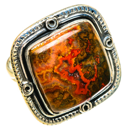Moroccan Agate Rings handcrafted by Ana Silver Co - RING83780