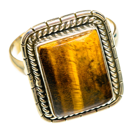Tiger Eye Rings handcrafted by Ana Silver Co - RING83781
