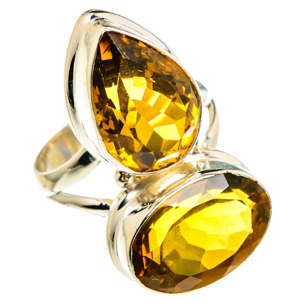 Mandarin Citrine Rings handcrafted by Ana Silver Co - RING83783