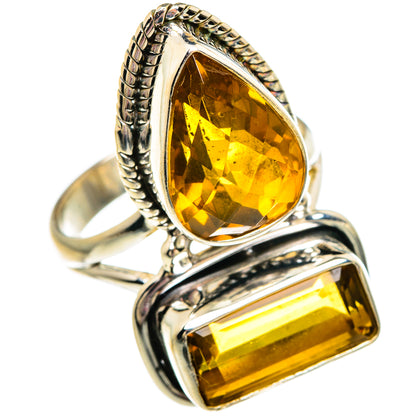 Mandarin Citrine Rings handcrafted by Ana Silver Co - RING83784