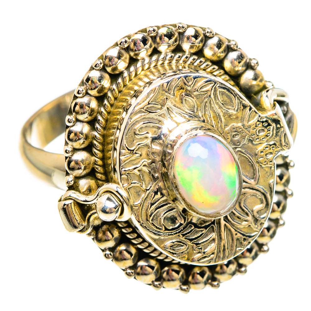 Ethiopian Opal Rings handcrafted by Ana Silver Co - RING83796