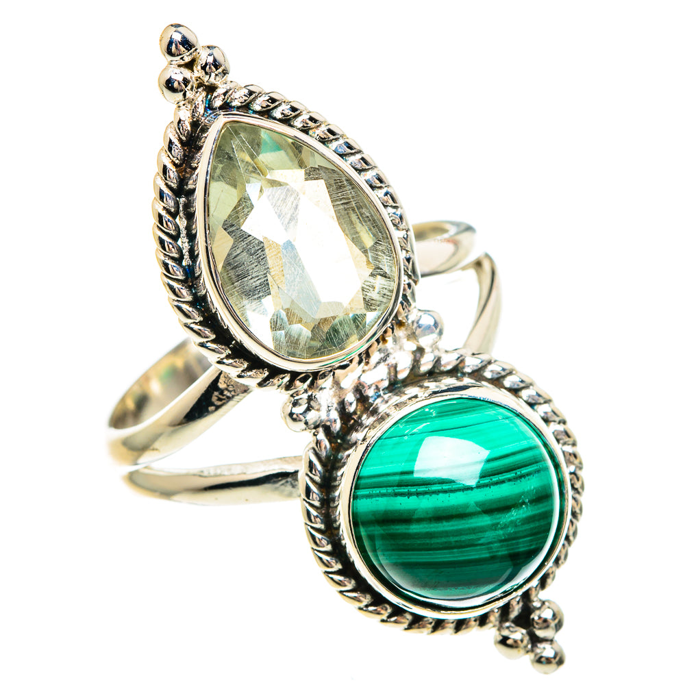 Malahcite Rings handcrafted by Ana Silver Co - RING83807