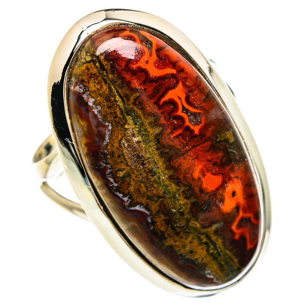 Moroccan Agate Rings handcrafted by Ana Silver Co - RING83812