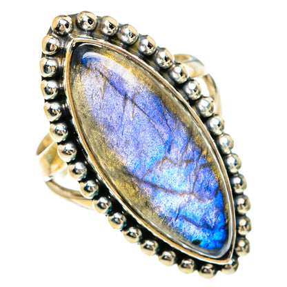 Labradorite Rings handcrafted by Ana Silver Co - RING83833