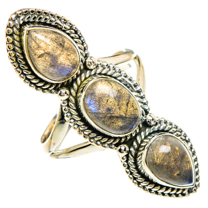 Labradorite Rings handcrafted by Ana Silver Co - RING83839