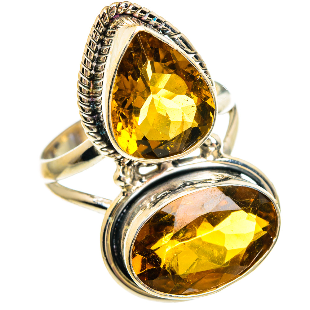 Mandarin Citrine Rings handcrafted by Ana Silver Co - RING83851
