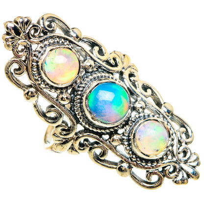 Ethiopian Opal Rings handcrafted by Ana Silver Co - RING83856