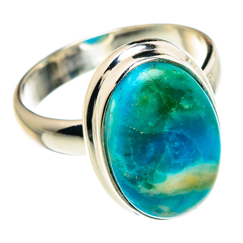 Chrysocolla Rings handcrafted by Ana Silver Co - RING83864