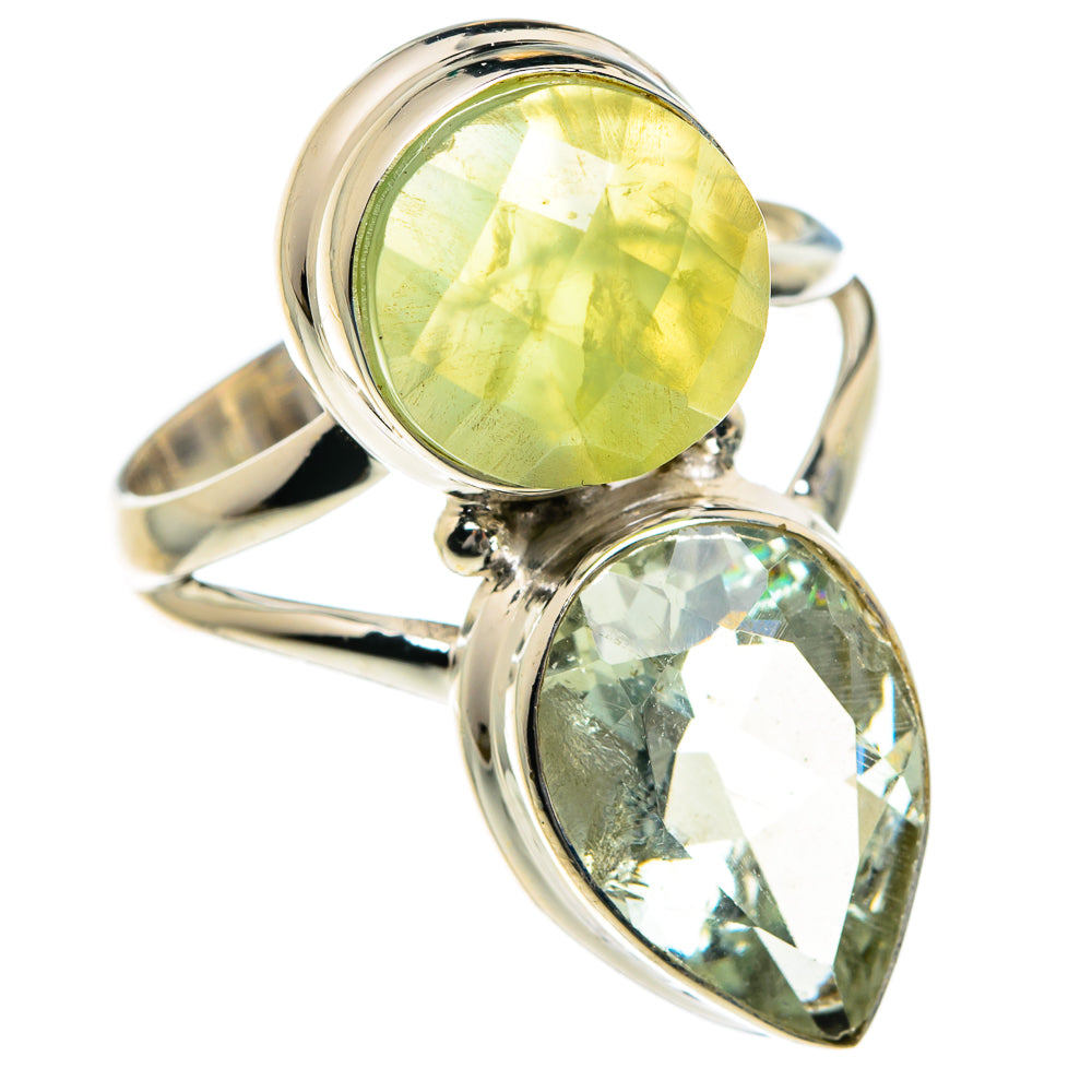 Prehnite Rings handcrafted by Ana Silver Co - RING83867