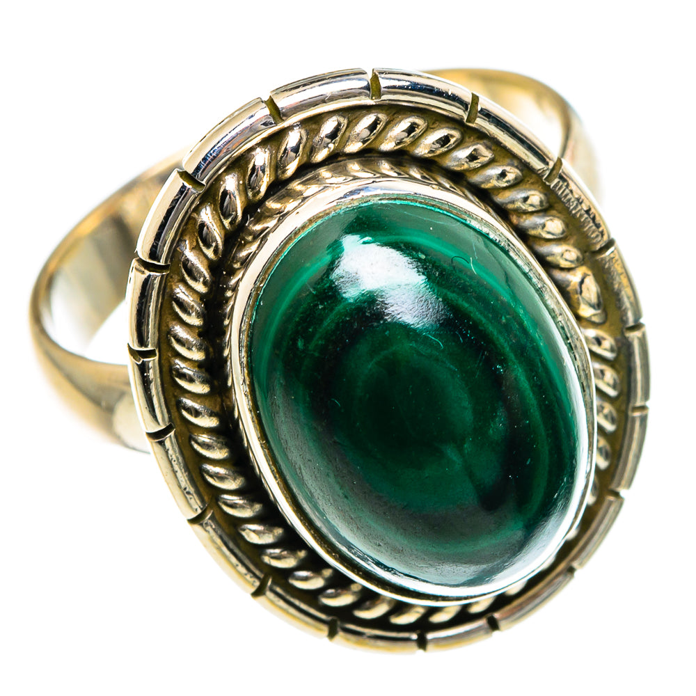 Malachite Rings handcrafted by Ana Silver Co - RING83868