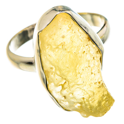 Libyan Glass Rings handcrafted by Ana Silver Co - RING83876