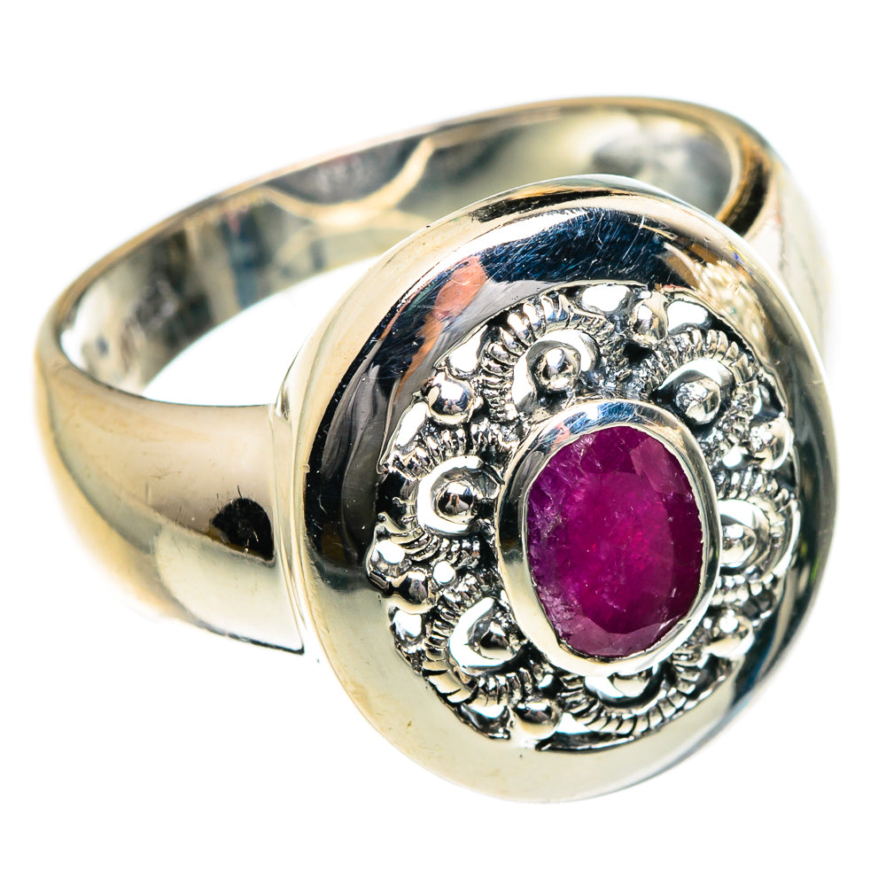 Ruby Rings handcrafted by Ana Silver Co - RING83881