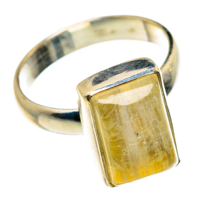 Yellow Moonstone Rings handcrafted by Ana Silver Co - RING83895