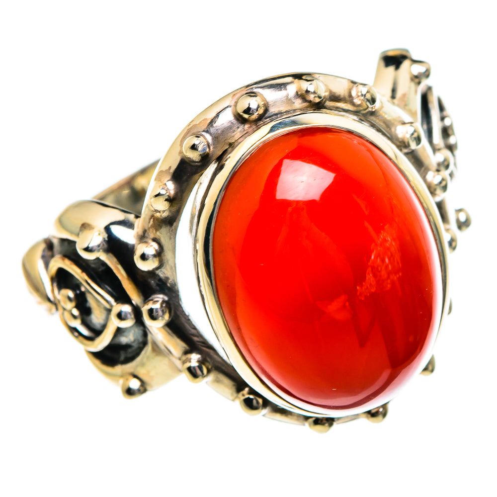 Carnelian Rings handcrafted by Ana Silver Co - RING83911