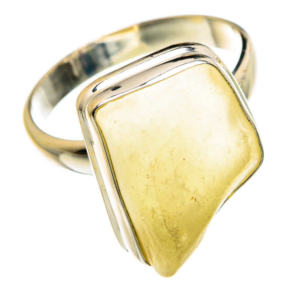 Libyan Glass Rings handcrafted by Ana Silver Co - RING83913