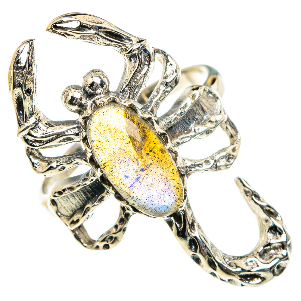 Labradorite Rings handcrafted by Ana Silver Co - RING83933