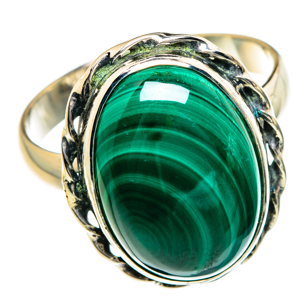 Malachite Rings handcrafted by Ana Silver Co - RING83941