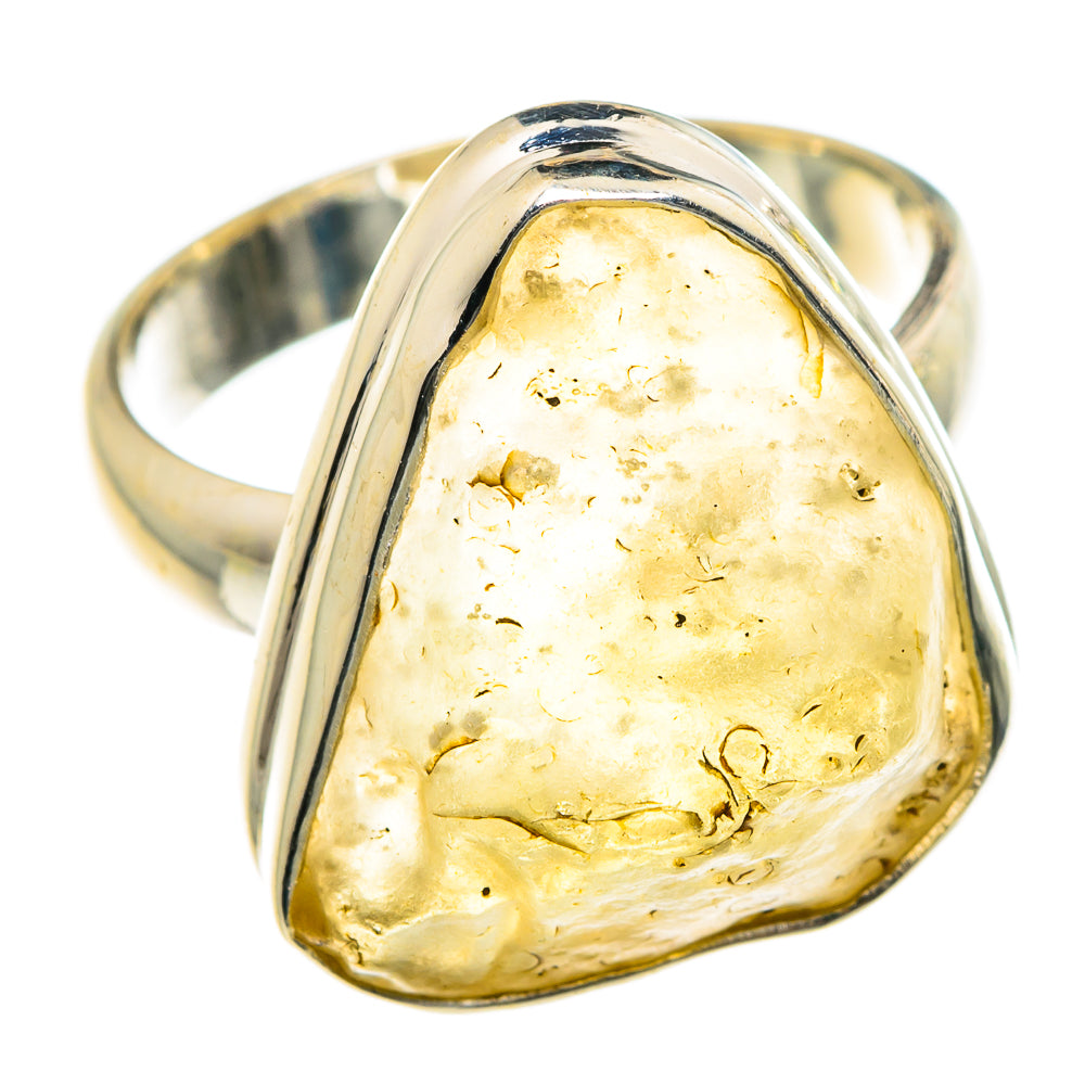 Libyan Glass Rings handcrafted by Ana Silver Co - RING83947
