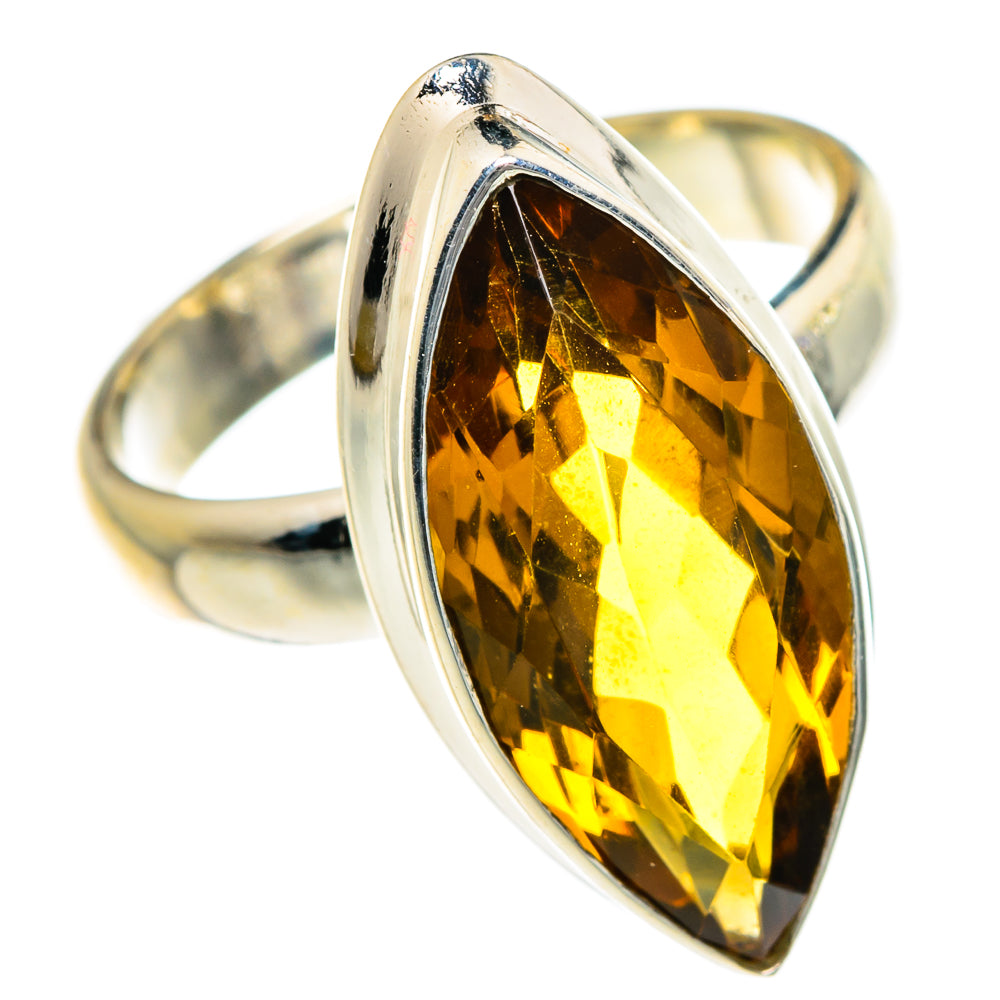Mandarin Citrine Rings handcrafted by Ana Silver Co - RING83948