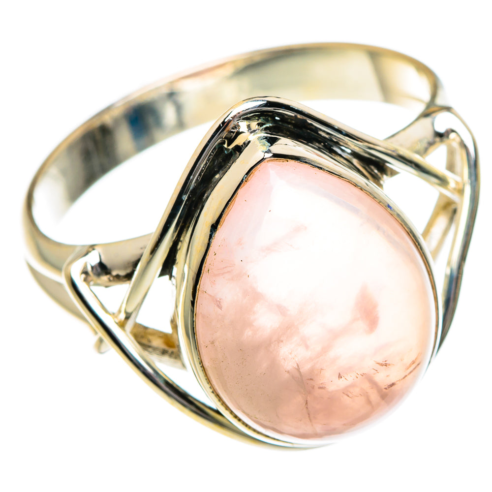 Rose Quartz Rings handcrafted by Ana Silver Co - RING83951