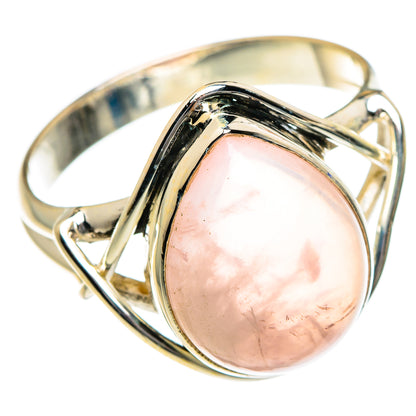 Rose Quartz Rings handcrafted by Ana Silver Co - RING83951