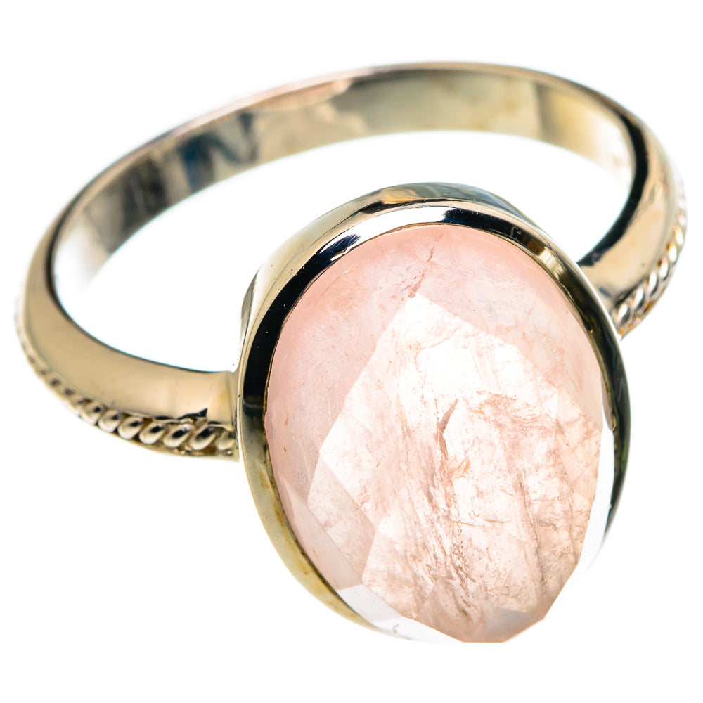 Rose Quartz Rings handcrafted by Ana Silver Co - RING83953