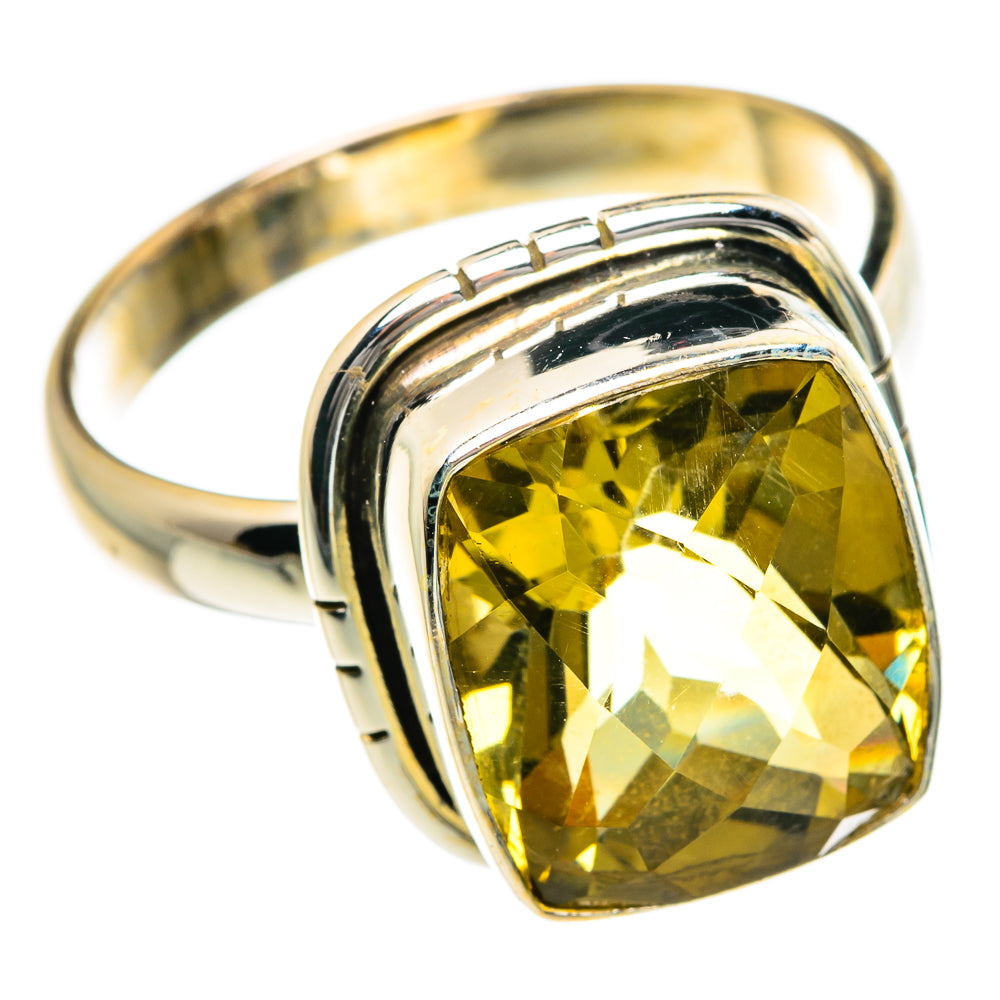Lemon Quartz Rings handcrafted by Ana Silver Co - RING83970