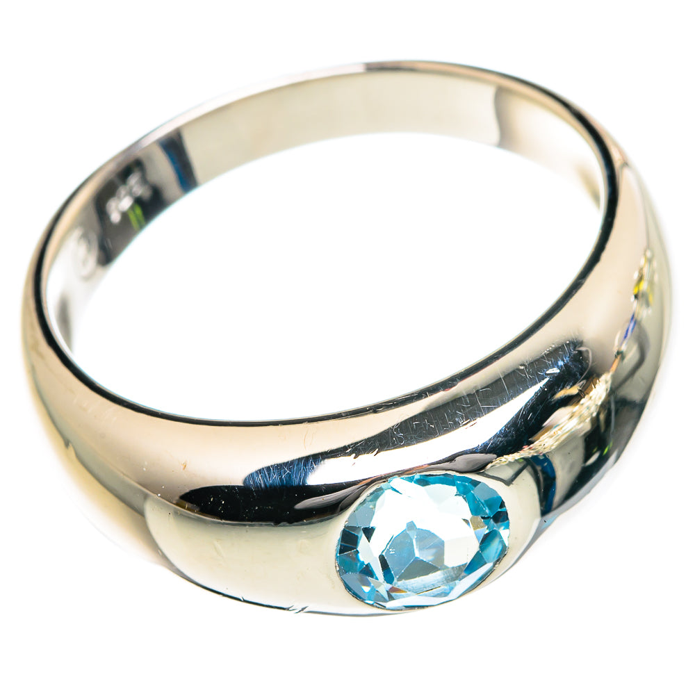 Blue Topaz Rings handcrafted by Ana Silver Co - RING83976
