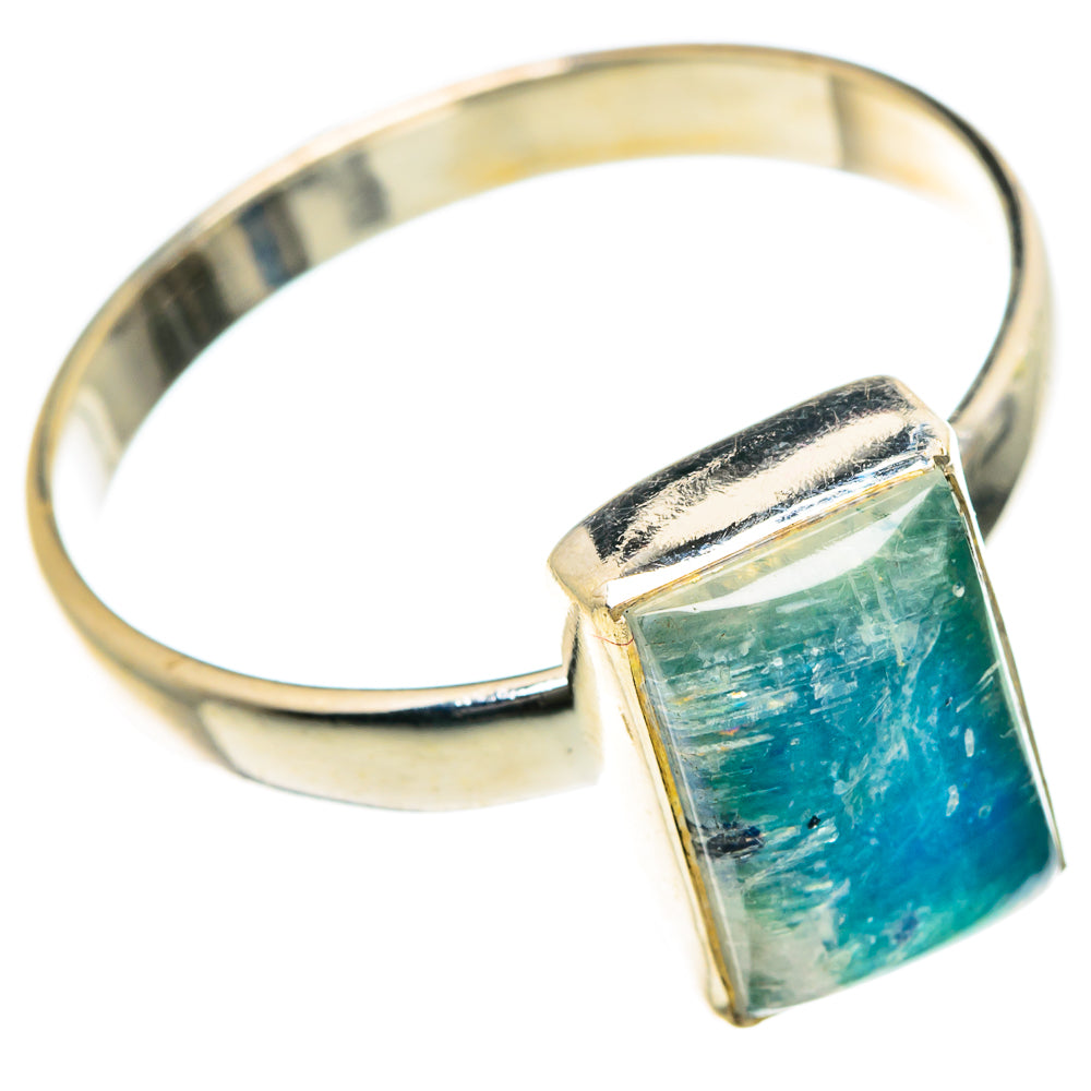 Green Moonstone Rings handcrafted by Ana Silver Co - RING83980