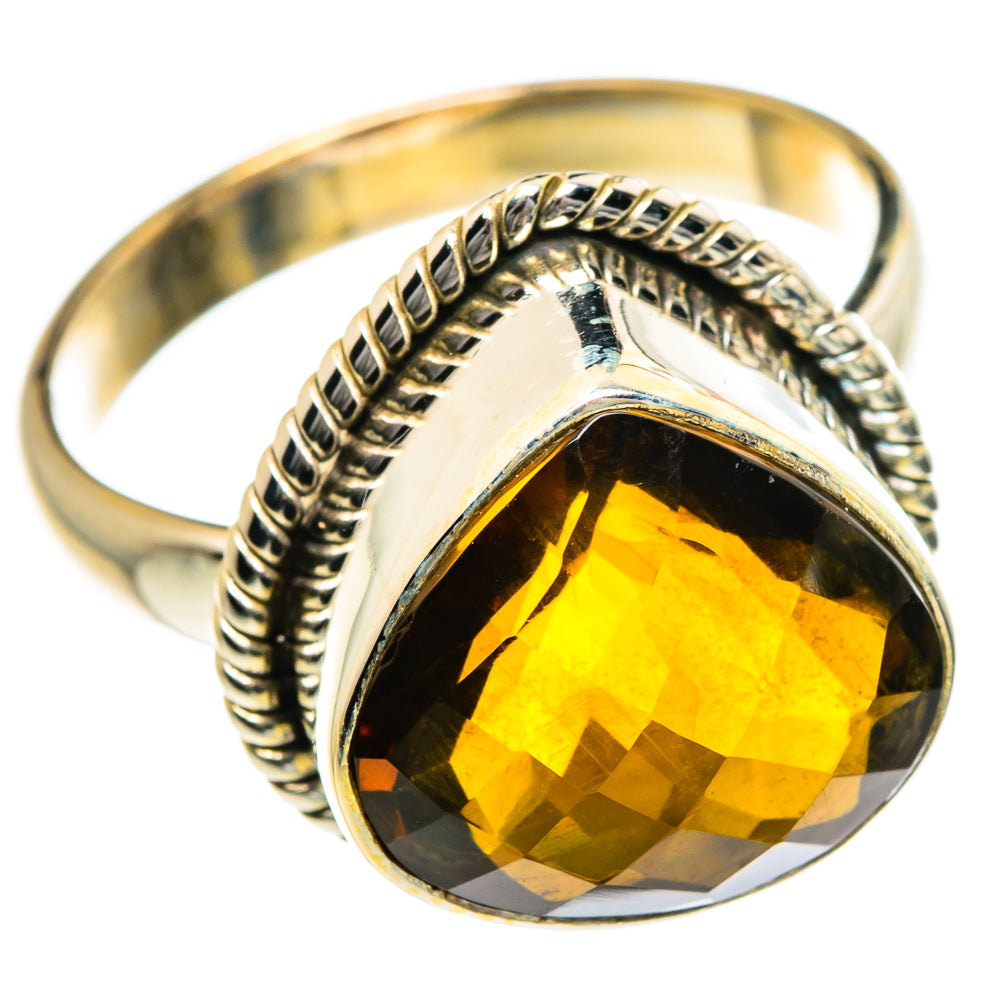Mandarin Citrine Rings handcrafted by Ana Silver Co - RING83982