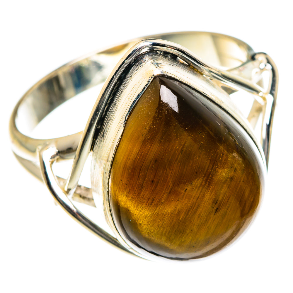 Tiger Eye Rings handcrafted by Ana Silver Co - RING83983