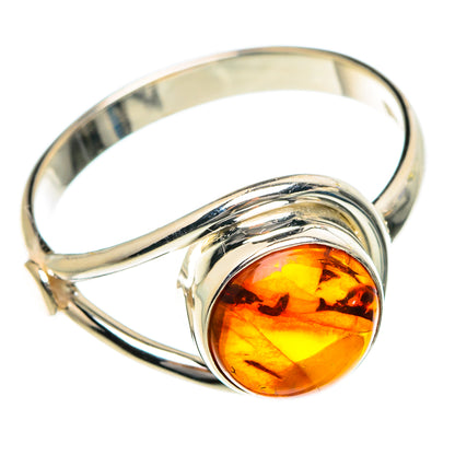 Baltic Amber Rings handcrafted by Ana Silver Co - RING83989