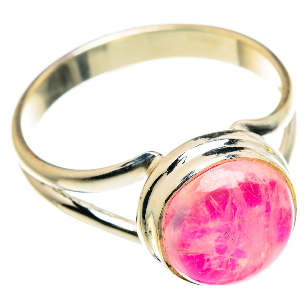 Pink Moonstone Rings handcrafted by Ana Silver Co - RING83992