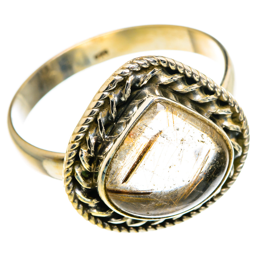 Rutilated Quartz Rings handcrafted by Ana Silver Co - RING83998 - Photo 2
