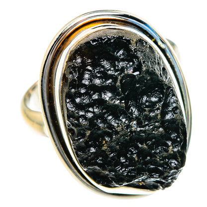 Tektite Rings handcrafted by Ana Silver Co - RING84000 - Photo 2