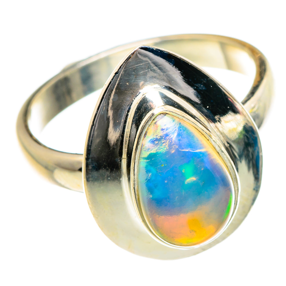 Ethiopian Opal Rings handcrafted by Ana Silver Co - RING84005