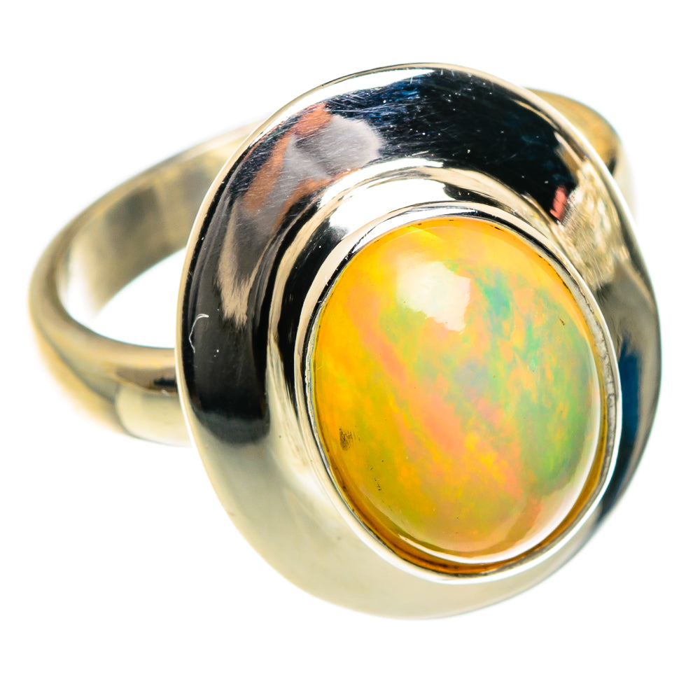 Ethiopian Opal Rings handcrafted by Ana Silver Co - RING84006
