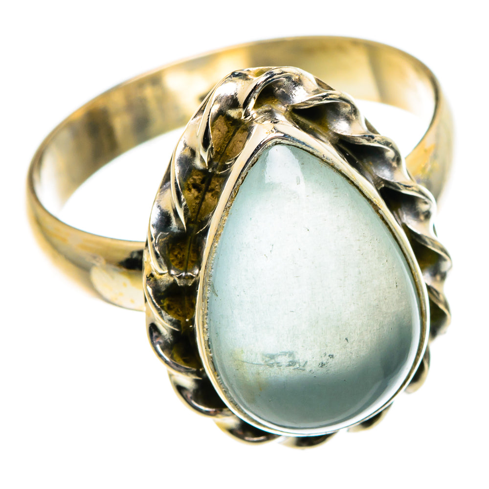 Aqua Chalcedony Rings handcrafted by Ana Silver Co - RING84015