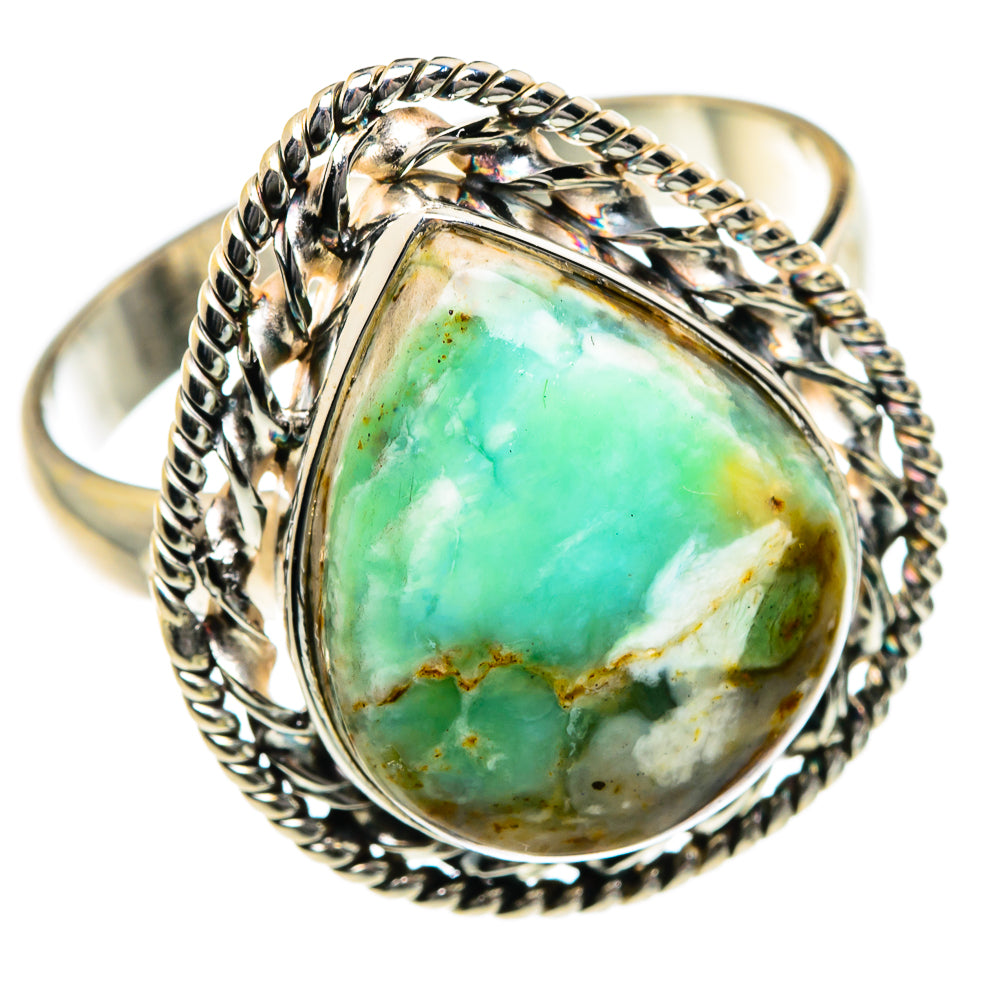 Peruvian Opal Rings handcrafted by Ana Silver Co - RING84019