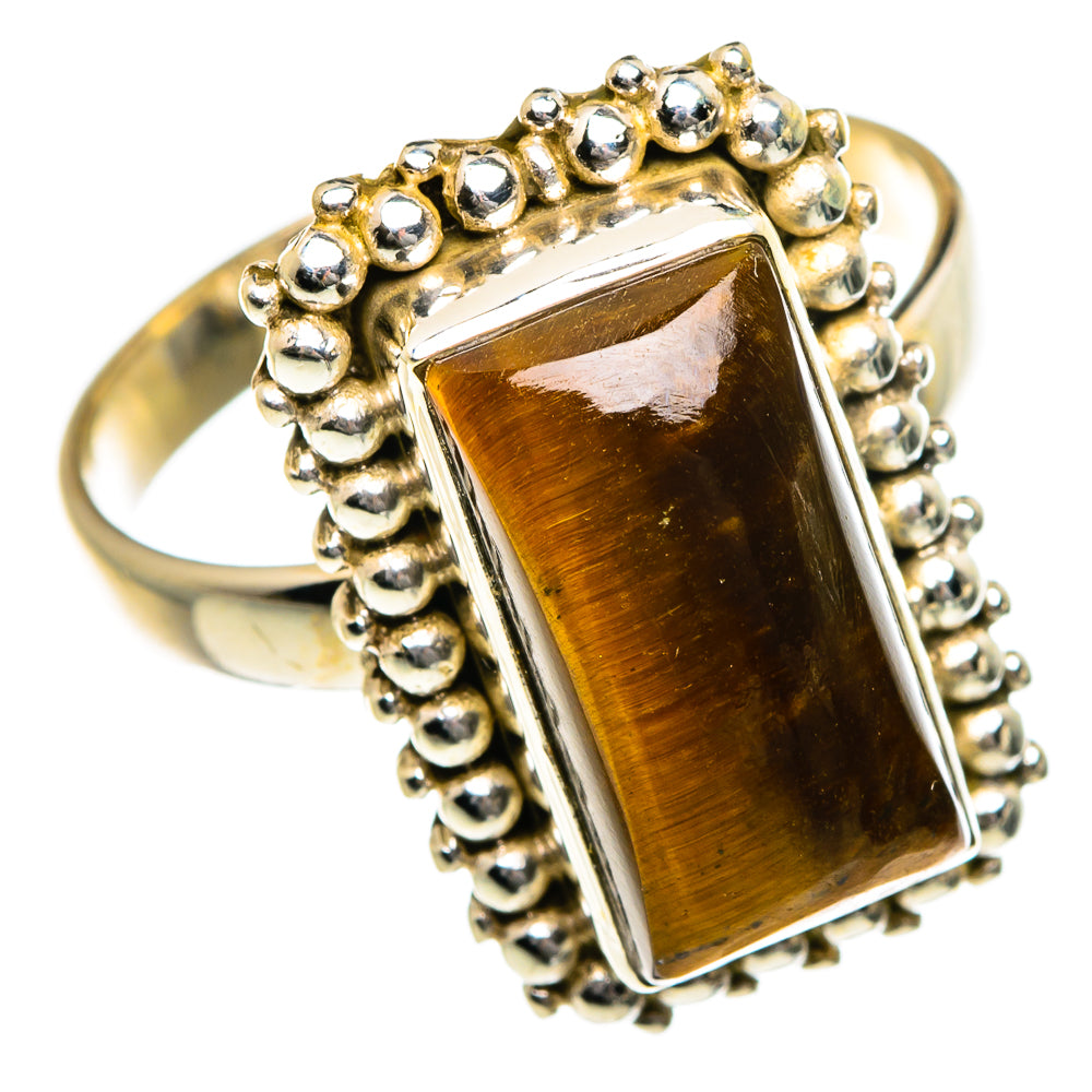Tiger Eye Rings handcrafted by Ana Silver Co - RING84021