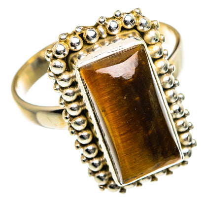 Tiger Eye Rings handcrafted by Ana Silver Co - RING84021