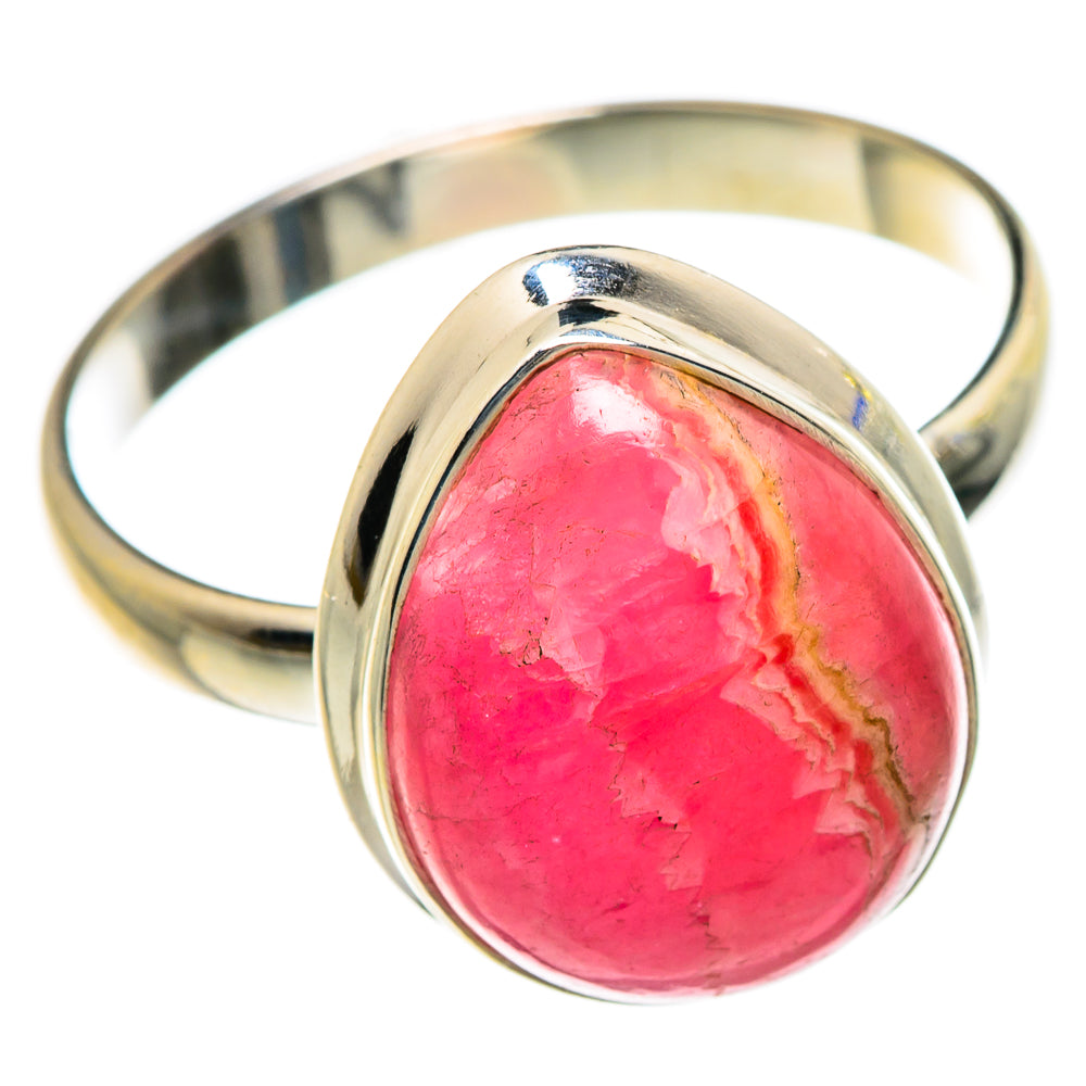 Rhodochrosite Rings handcrafted by Ana Silver Co - RING84034