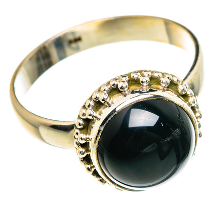 Black Onyx Rings handcrafted by Ana Silver Co - RING84038